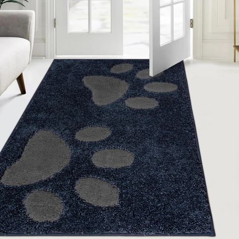 Paillasson Interieur 84 x 150 cm, Tapis d'Entrée Antidérapant et Lavable en Machine, Tapis de Sol Douces Absorbantes pour Chien, Entrée, Porte, Couloir (1/5)