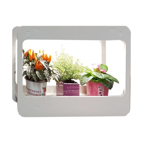 Soporte macetas led mini garden para crecimiento plantas 480x138x320mm (1/3)