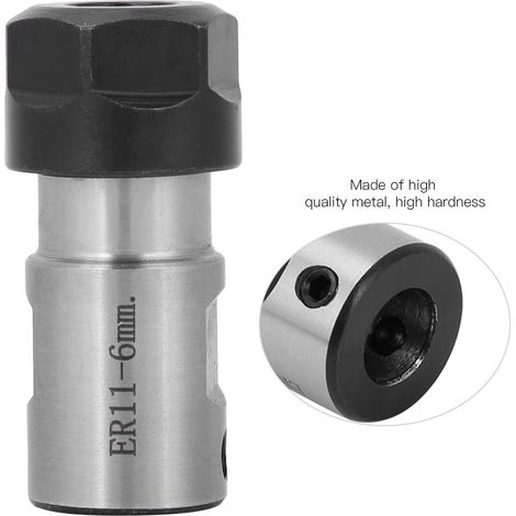 C16-ER11-35L CNC rallonge porte-fraise queue droite mandrin à collet 6 mm (1/5)