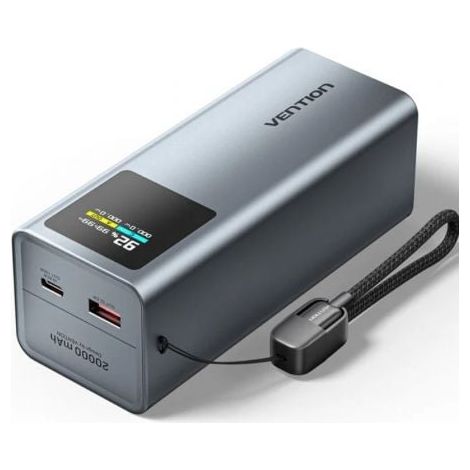 Powerbank 20000mAh Vention FKCH0/ 100W/ Gris