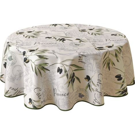 Nappe Anti-taches Provence - Ronde 160 cm