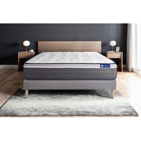 Kit rete e materasso matrimoniale Actiflex plus 150x190cm - Spessore : 26cm - Molle insacchettate e memory foam- molto rigido
