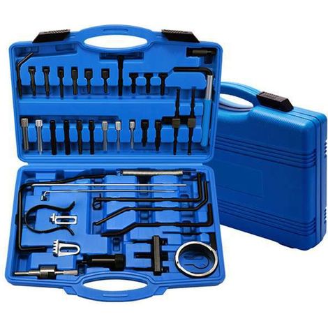 Automotive maintenance tool kit for Citroën and Peugeot gasoline engines: camshaft timing tool (1/5)