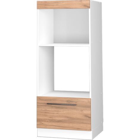 Armoire micro-ondes Fame-Line, Chêne de force doré, 60cm ouvert, Vicco