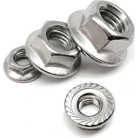 Frein-filet, 5/10 pièces M6 M8 M10 M12 Filetage fin DIN6923 304 (1/5)