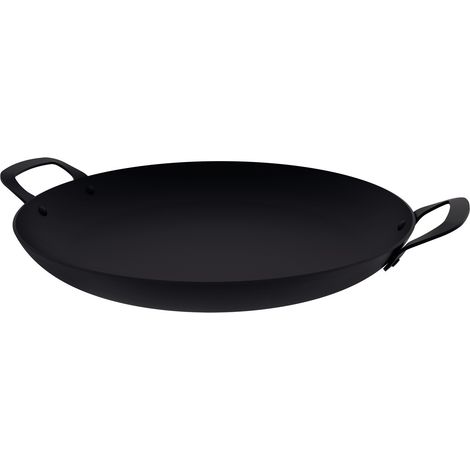 Tramontina tegame churrasco nero acciaio carbonio 40 cm