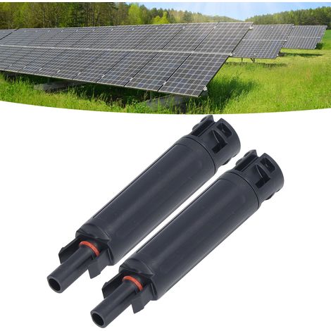 2 x 1000V Solar-Photovoltaik-Anschlüsse mit integrierter Diode und Rückstromschutz (MC4) (10A) (1/5)