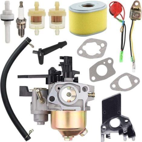 Kit di riparazione carburatore GX160 per motori Honda GX200, GX168, GX140, GX120 da 5,5 CV e 6,5 CV, inclusa pompa dell'acqua WP30X, idropulitrice e carburatore con guarnizioni di montaggio (1/4)