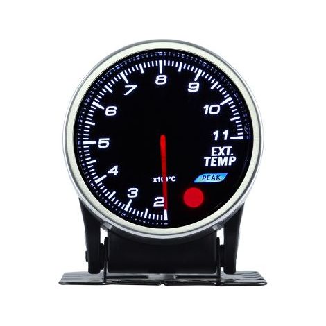 Manometro Analogico Temperatura Gas di Scarico Exhaust Temp Gauge 52mm 12V Auto Doppio Ingresso Alimentazione 10 Colori (1/2)