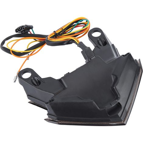 Feu arrière LED moto avec clignotant et stop pour Kawasaki Z800 2013-2014 (Noir) (1/5)