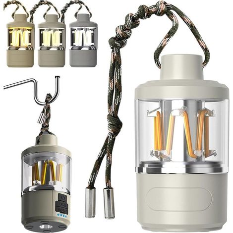 Lanterne de camping LED - rechargeable avec batterie externeMGF-Online Store (1/5)