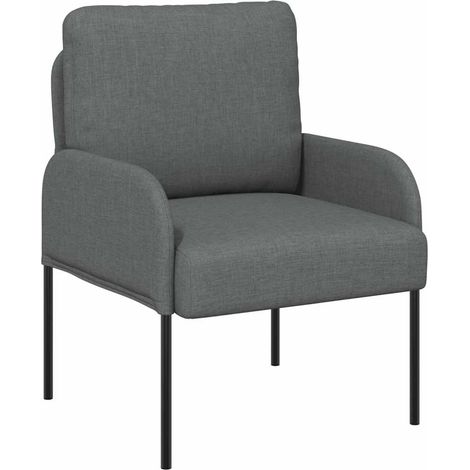 Maison Exclusive - Divani con cuscino 55cm Grigio scuro Legno compensato