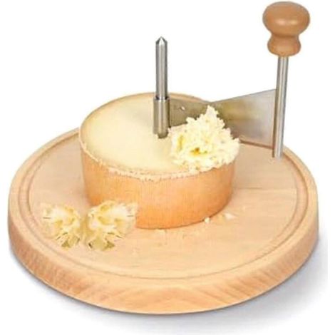 Coupe-fromage et râpe-fromage en acier inoxydable - Parfait pour le fromage De Moine et le chocolat, multifonctionnel (1/5)