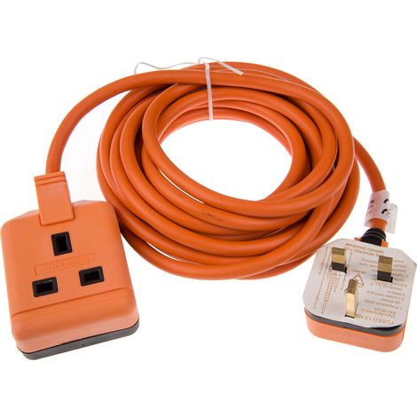 Rallonge électrique 5m, 1 prise prises Type G - Britannique 13A ( Prix pour 1 ) (1/2)