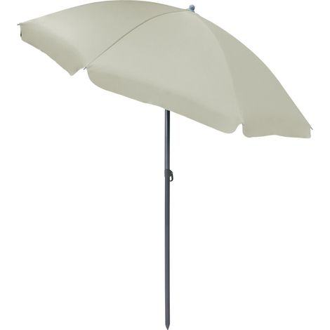 TrendLine Sonnenschirm creme Ø 180 cm inkl. Tragetasche Sonnenschirm (1/3)