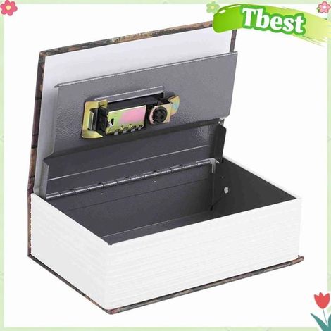 HURRISE Boîte de Sécurité de Simulation de Livre Coffre-Fort en Forme de Livre de Stockage de Bijoux quincaillerie Type d'amour (1/5)