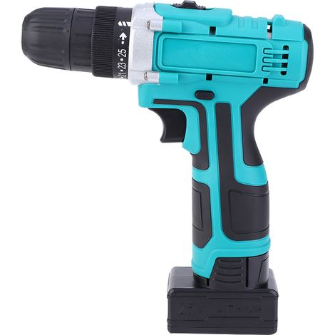 Perceuse-visseuse électrique sans fil rechargeable 25 V avec batterie au lithium (1/5)