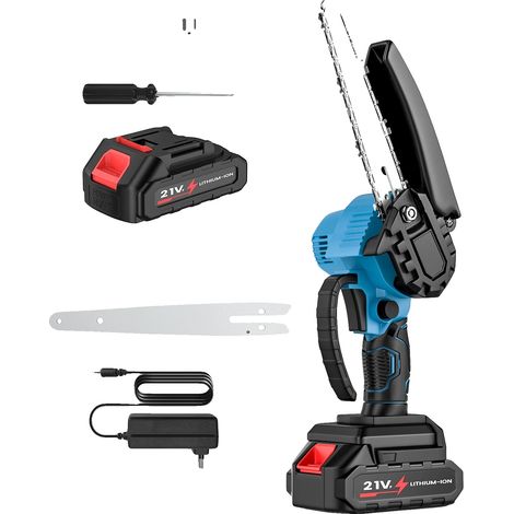 Scie Électrique, Haute Efficacité, Design Portable, 1 Batterie (1/2)