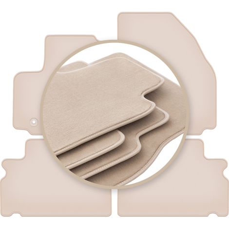 Alfombrillas beige PREMIUM para Ford S-MAX MK1 monovolumen 2006-2011 (1/5)