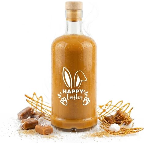 Botella Tadek de 500 ml con estampado de Pascua para licor de regalo de Pascua. (1/5)