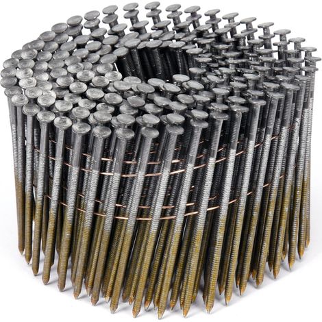 Clous pour cloueuses pneumatiques, cloueuses à tambour 2,8 x 80 mm, 3 000 pièces