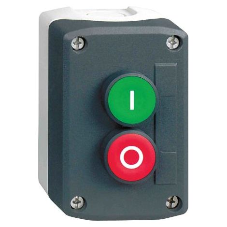 Boîtier de commande Harmony 2 boutons poussoirs Ø22 vert/rouge - XALD213E
