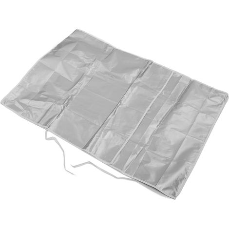 Housse de protection solaire imperméable et anti-poussière pour climatiseur de fenêtre, idéale pour l'hiver à l'extérieur (105 x 40 x 75 cm / 41,3 x 15,7 x 29,5 pouces). (1/5)