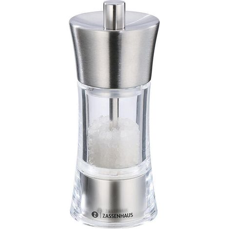 Molinillo de sal zassenhaus aachen vidrio acrilico/inox 14 cm (1/2)