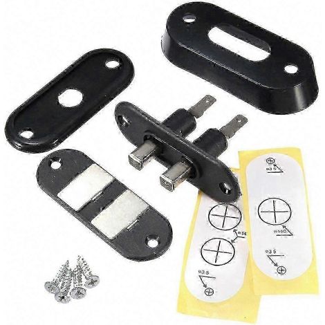 Interruptor de contacto negro para puerta corredera de alarma de coche/furgoneta T4 (1/5)