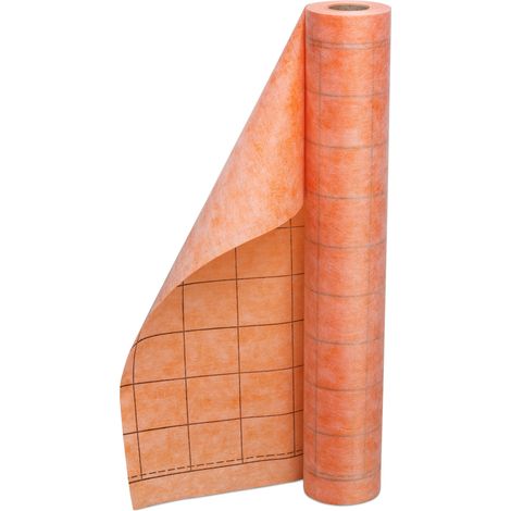 LEVEL+ Dichtbahn Dichtvlies unter Fliesen Wasserdicht Orange HQ PP1200 - 2m²