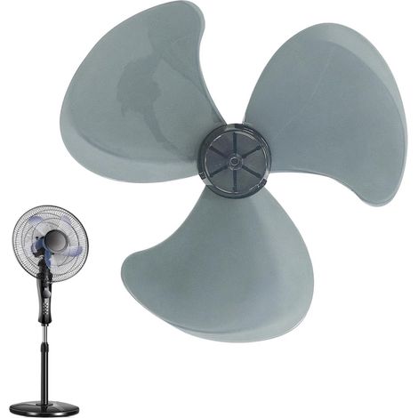 Ailes de ventilateur 30,5 cm 3 feuilles, pratique, fonctionnel, accessoire de chambre portable, accessoire de chambre à coucher, pour maison, salon, hôtel, appartement, appareil d'été, routine (1/5)