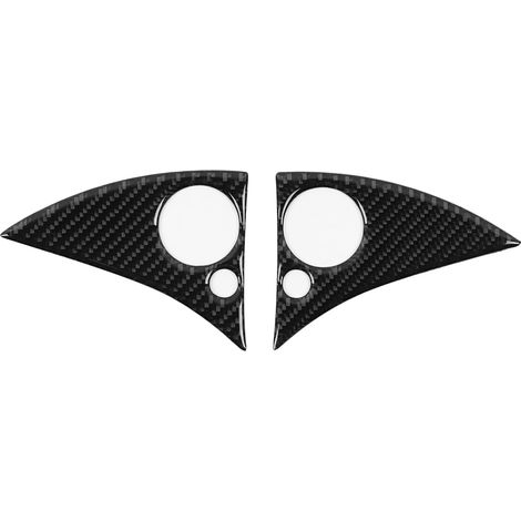 2 pièces Décor Autocollant Volant Carbone pour Mercedes W204 Classe C 2007-2010 (1/5)