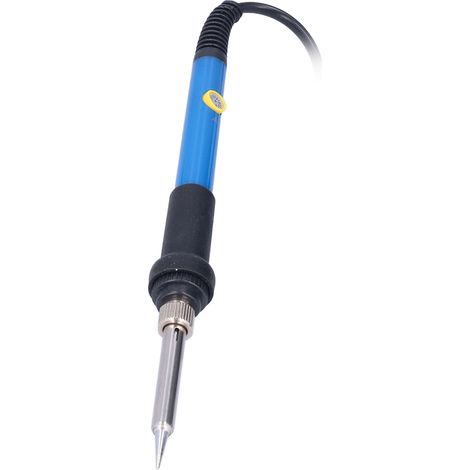 Elektrischer Lötkolben mit einstellbarer Temperatur, 60 W, inklusive Lötdraht für Reparatur- und Wartungsarbeiten, 220 V (EU-Stecker). (1/5)