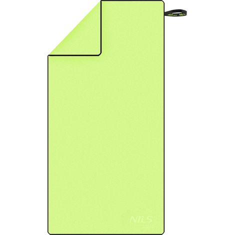 Toalla de microfibra verde NAR11 de 140x70 cm, color aguamarina. (1/5)