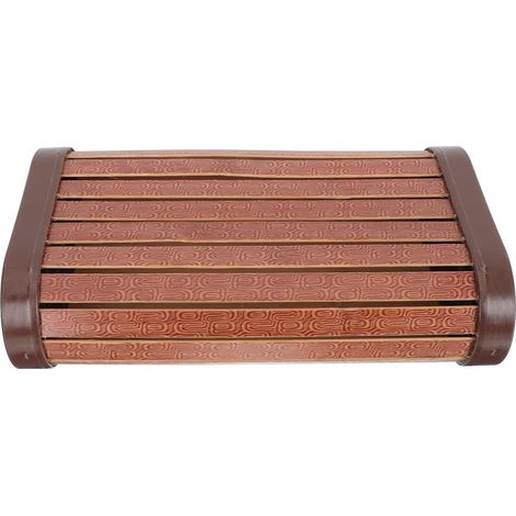 Oreiller Cervical en Plastique Respirant Motif Latéral Aléatoire, Soulagement Pression et Soutien du Cou pour Personnes Âgées, Coussin pour Lit D'été Style Plusieurs Styles (1/5)