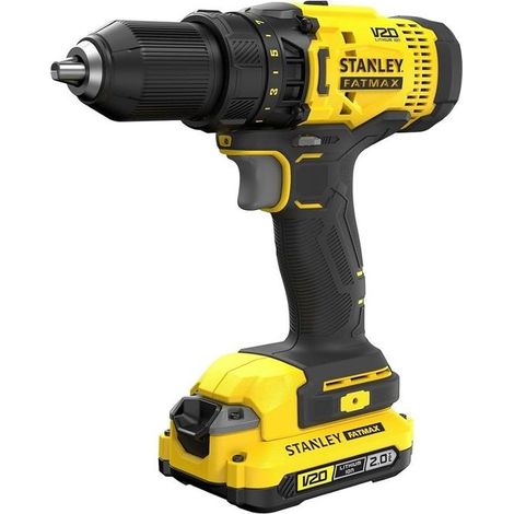 Trapano a impulsi a batteria senza spazzole STANLEY FATMAX V20 18V 2x2.0Ah SFMCD726D2T