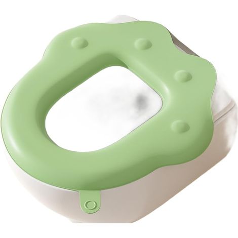 Housse de siège de toilette imperméable en EVA avec poignée 4 saisons Housse de siège de toilette imperméable (10 pièces) (1/5)