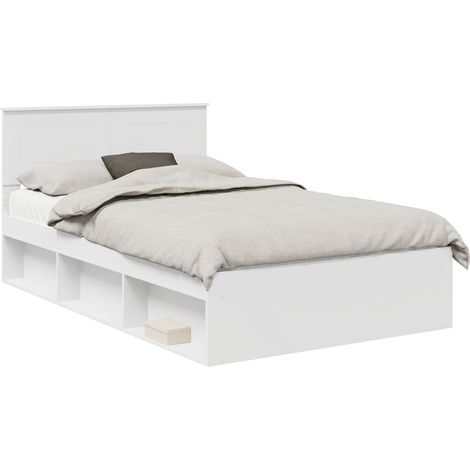 Estructura de cama 120 x 190 cm Madera de ingeniería vidaXL