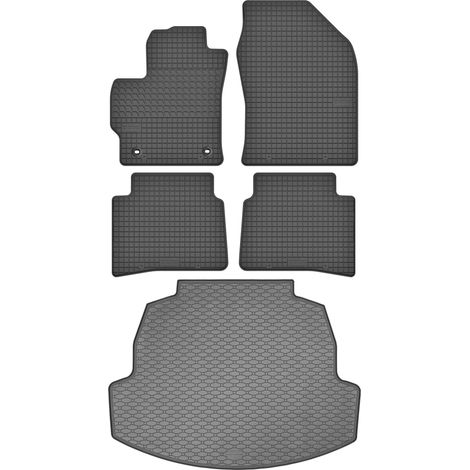 Toyota Corolla XII E210 Sedán a partir de 2019 SET - Alfombrillas de goma para coche + alfombrilla para maletero (1/5)