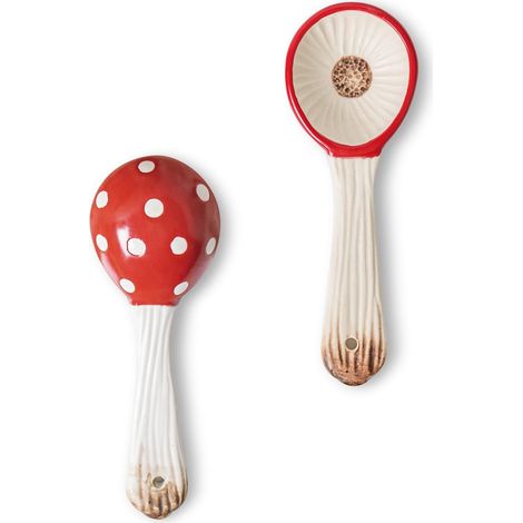 Lot de 2 cuillères à soupe asiatiques en céramique pour les nouilles, les desserts, le petit déjeuner, la soupe. (1/3)