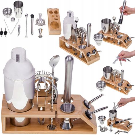 SET DA BARTENDER TRAPEZIO 10 PEZZI N.:8144 (1/5)