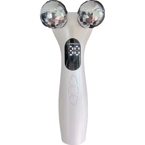 Appareil de massage pour le visage et le cou avec rouleaux liftants, anti-âge et réduction des rides. (1/5)