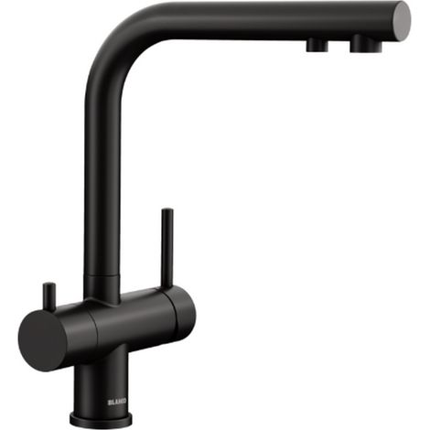 Blanco Fontas II - Spültischarmatur mit Filterfunktion, schwarz matt 526670