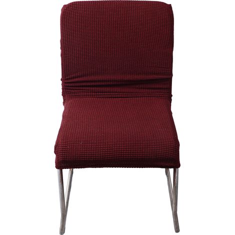 Housses de chaise de salle à manger, en Fiber de Polyester extensible, épaisse, imperméable, anti-poussière, pour la maison, le bureau, le Restaurant, le café (1/5)