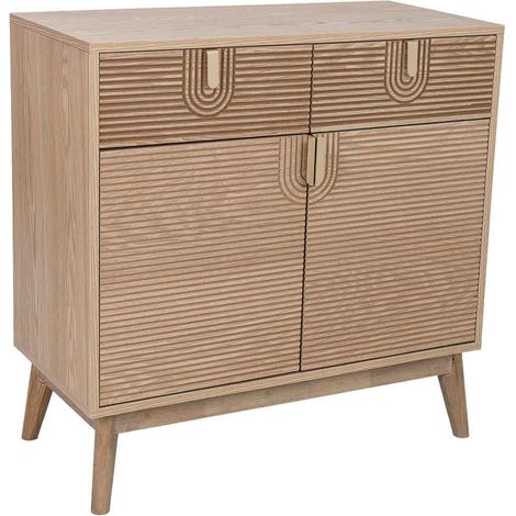 Aparador de madera marrón 80x39x80h cm (1/5)