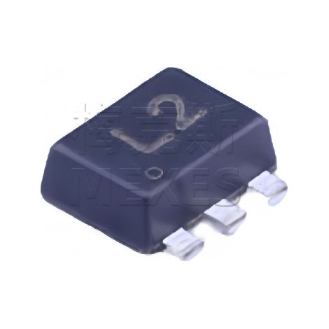 Changdian/Changjing CESDLC5V0M5 SMD TVS diode electronic components, screen printed L2, SOT-563, lot of 5.