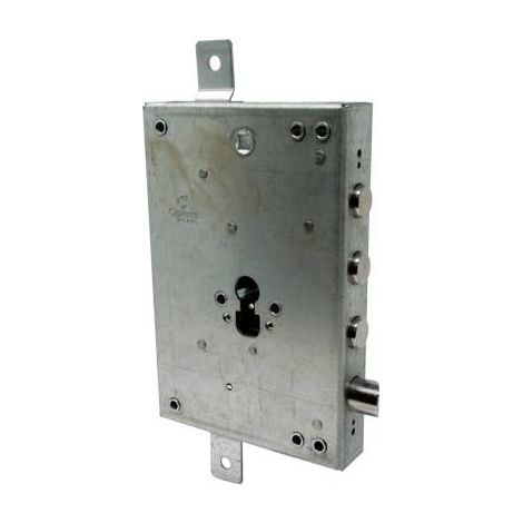 SERRATURA METALLO APPLICARE 50137 CIPIERRE • F.SAGOM M4 TRIPL+SCR IP.MM 37 E.MM 63 DX/SX