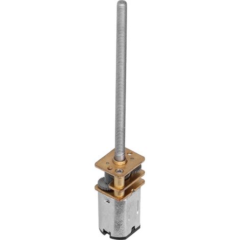 6V DC Lineargetriebemotor mit Gewindespindel M3x55mm, 90 U/min, für Haushaltsgeräte und Roboter (1/5)