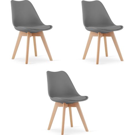 Chaise Mark Graphite x 3 (1/5)