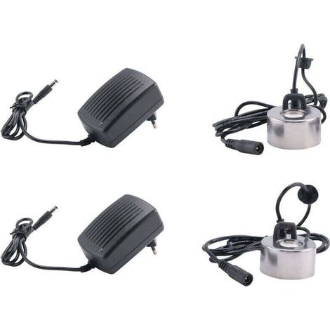 2 PièCes SéRies avec la Prise 45Mm Humidificateur Ultrasonique Brumisateur Industriel Incubateur 24V NéBuliseur Atomiseur de TêTe EuropéEnne-